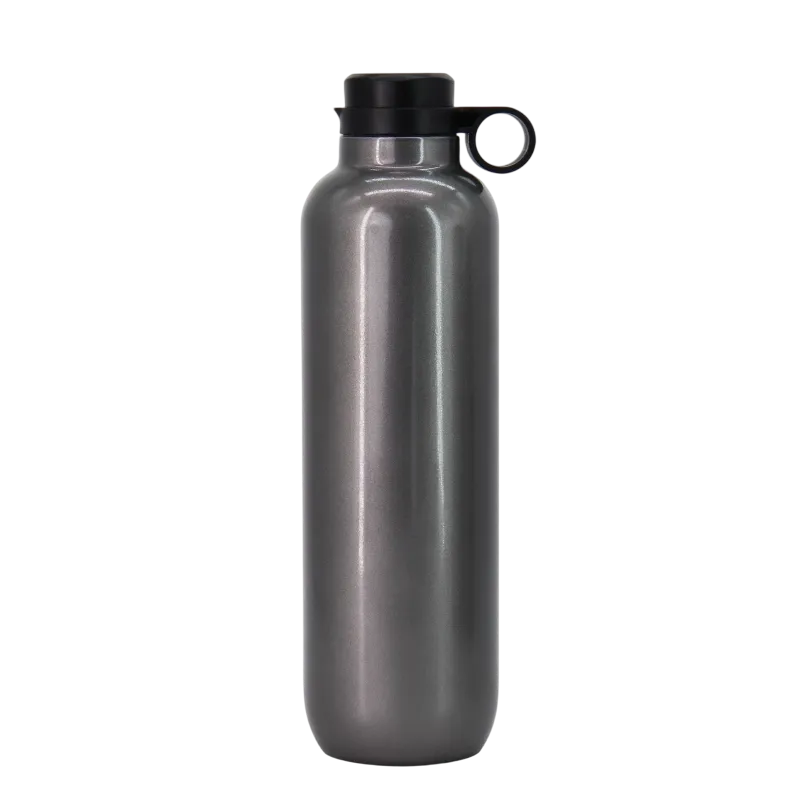 32oz Stainless Steel Insulated Water Bottle, Double - Wall Vacuum Sealed, Durable Travel Tumbler with Carrying Loop for Hot & Cold Beverages